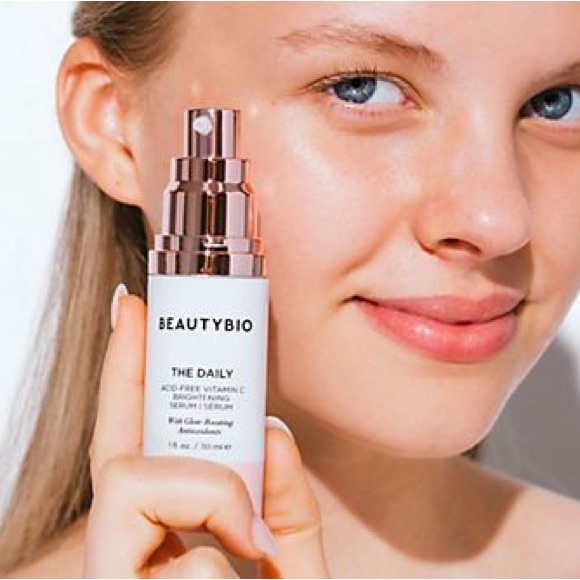 BEAUTYBIO THE DAILY +  THE NIGHTLY SERUM SET VIT C BRIGHTENING F/S 1 Oz ea. NIB! - Picture 4 of 9